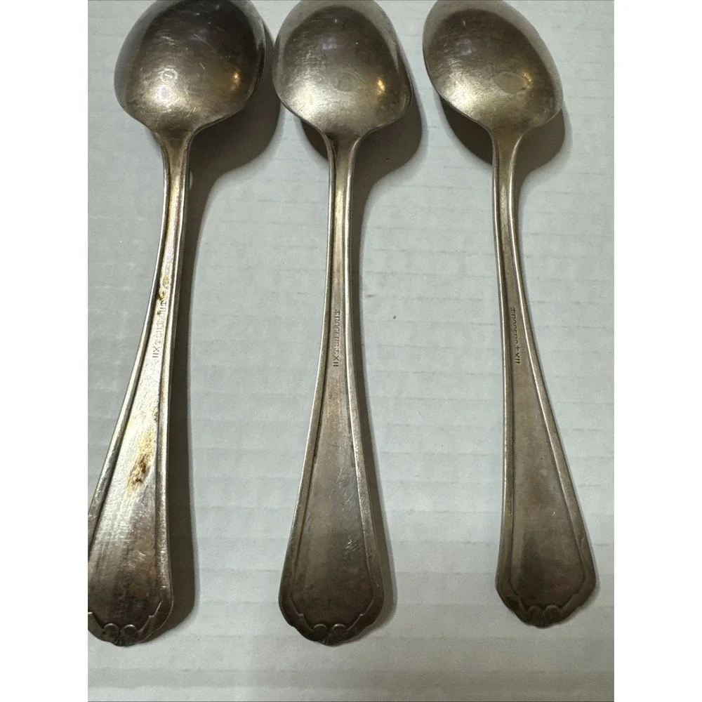 International Stainless‎ KENSINGTON Oval Soup Spoons Set of 3